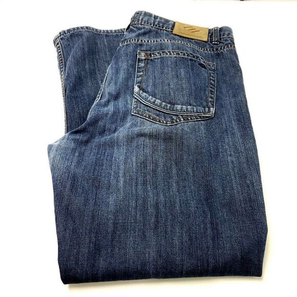Joseph Abboud Denim Blue‎ Jeans 38/31 Mid Rise Sand Blast - Picture 1 of 6